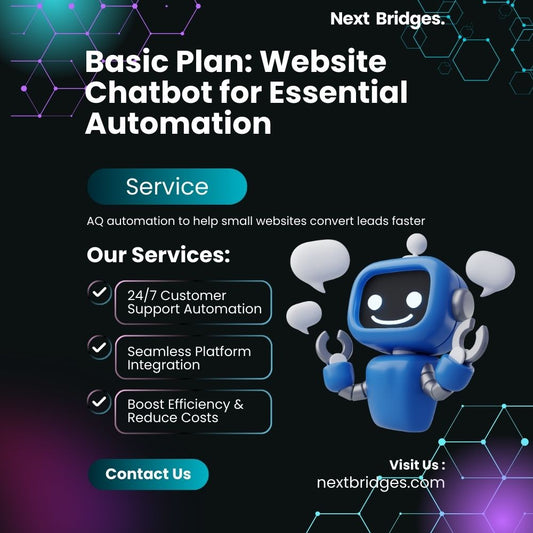 Basic Plan – Website Chatbot for Essential Automation